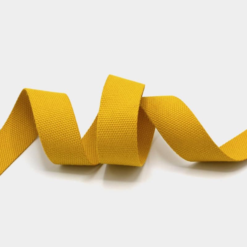 Polyester strap - mustard yellow