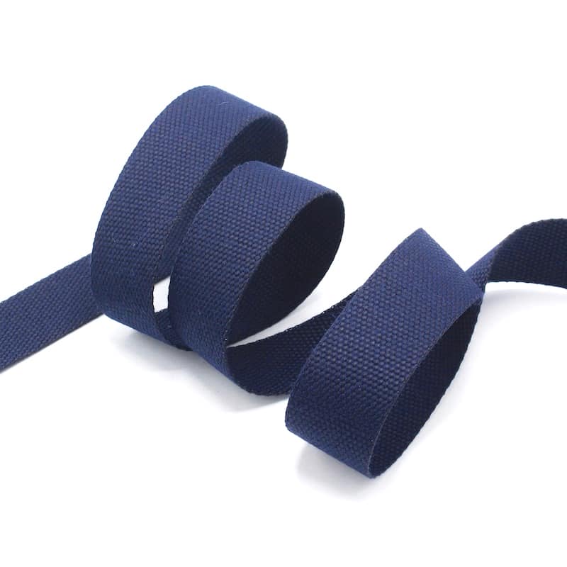 Riemband in polyester - marineblauw