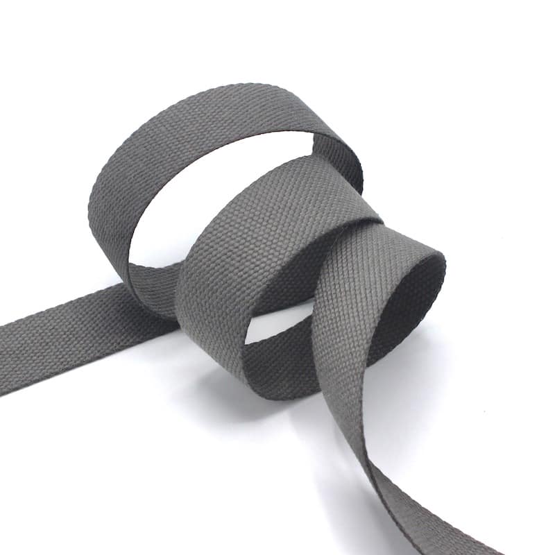 Polyester strap - dark grey