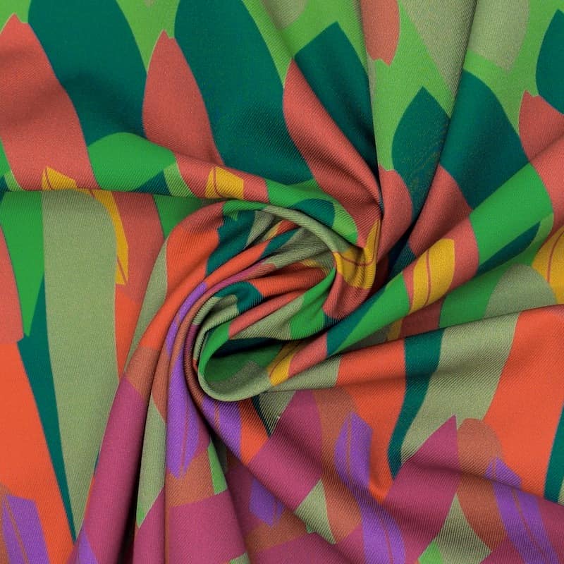 Twill de coton imprimégraphique - multicolore