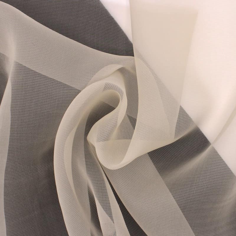 Veil fabric 100% silk - nude