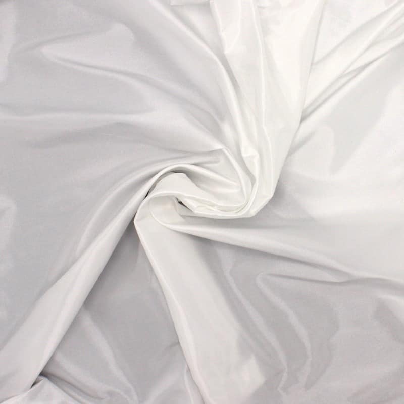Light taffeta fabric - white 