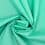 Tissu coton extensible uni - vert aqua