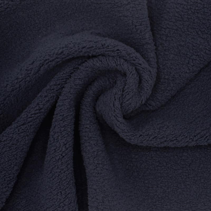 Sherpa fabric - midnight blue
