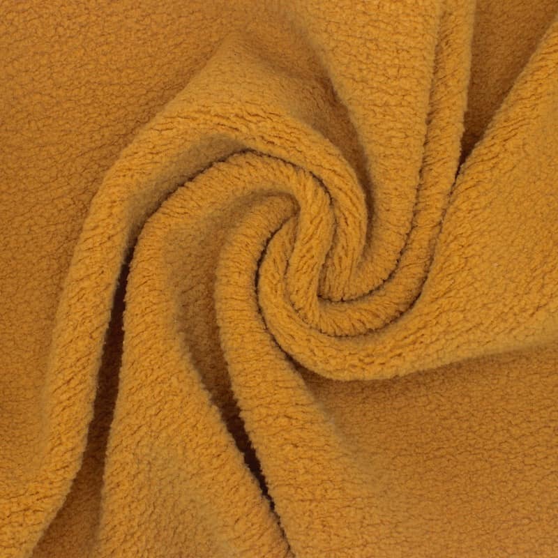 Tissu Sherpa - rouille