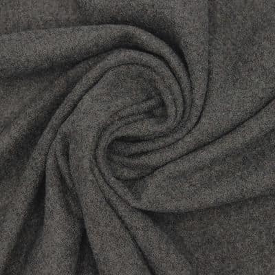 Extensible wool fabric - grey 