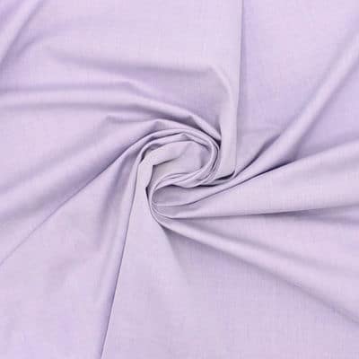 Cotton twill fabric - plain parme 