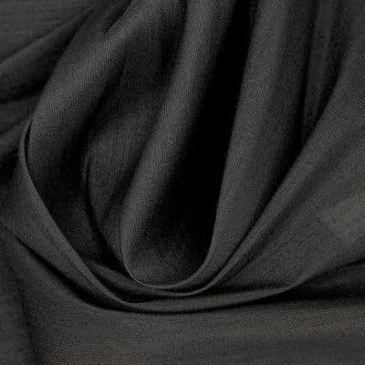 Tissu polyester uni - noir