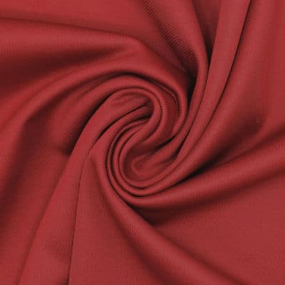 Tissu coton et polyamide - rouge