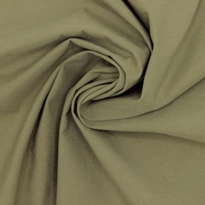 Tissu polyester uni - kaki