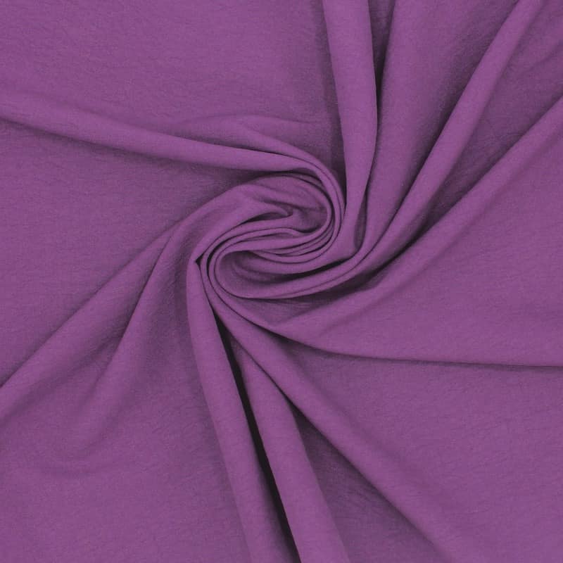 Tissu polyester crushed- prune