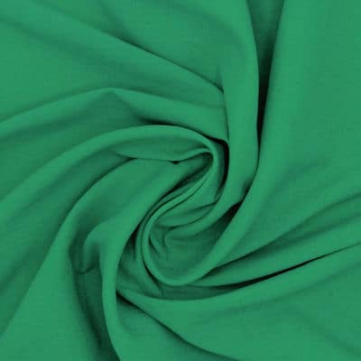 Crushed polyester fabric - green