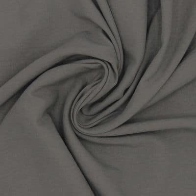 Crushed polyester fabric - grey