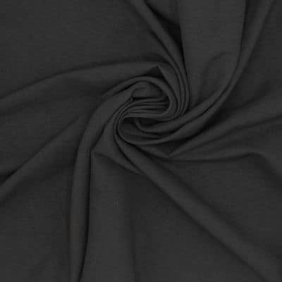 Crushed polyester stof - zwart
