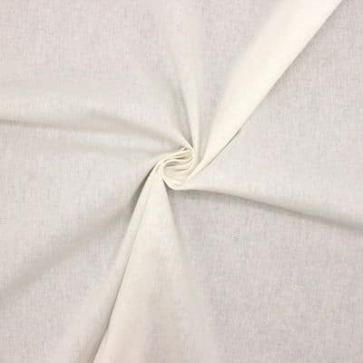 Tissu 100% coton blanc par rouleaux