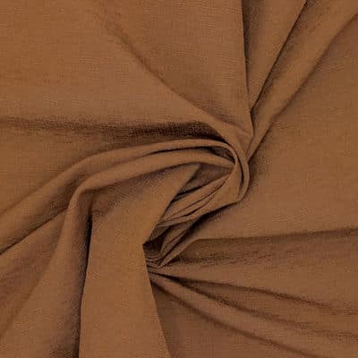 Extensible fabric - plain rust