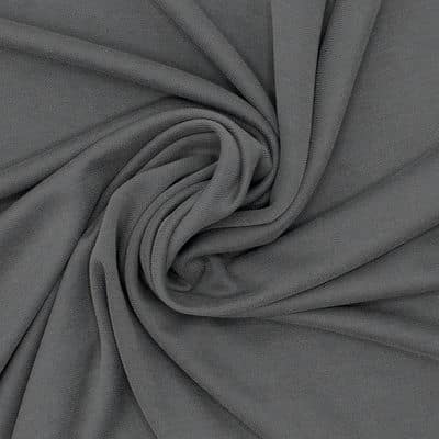 Fabric with washed silk aspect - grey 