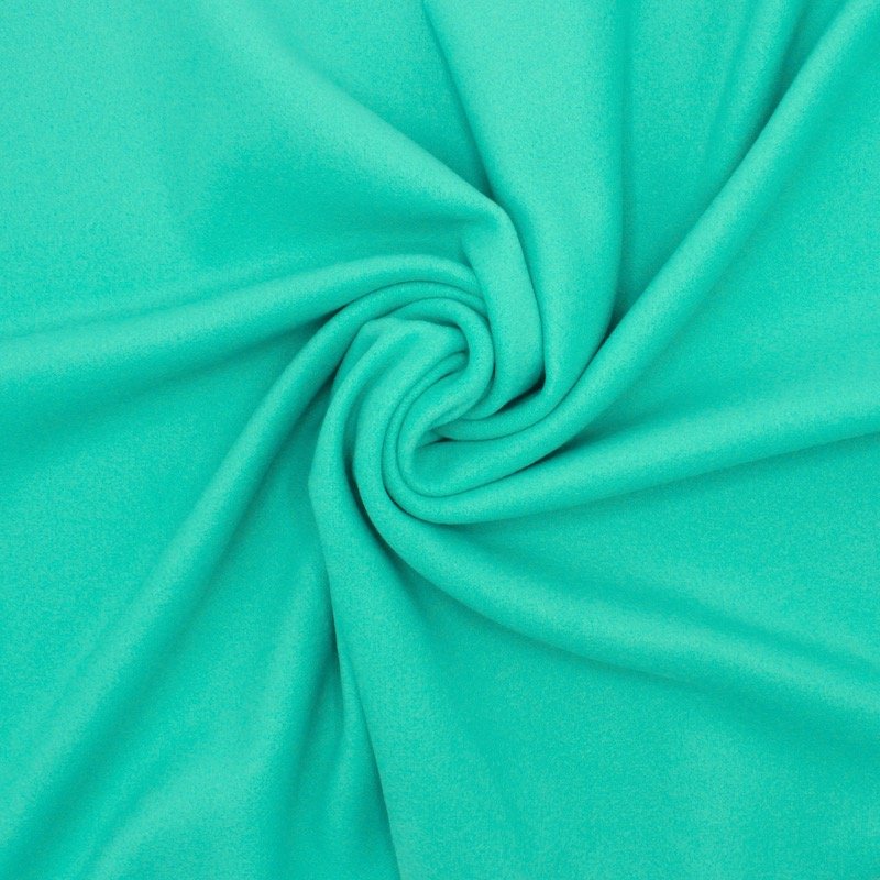 Extensible fleece fabric - aqua 