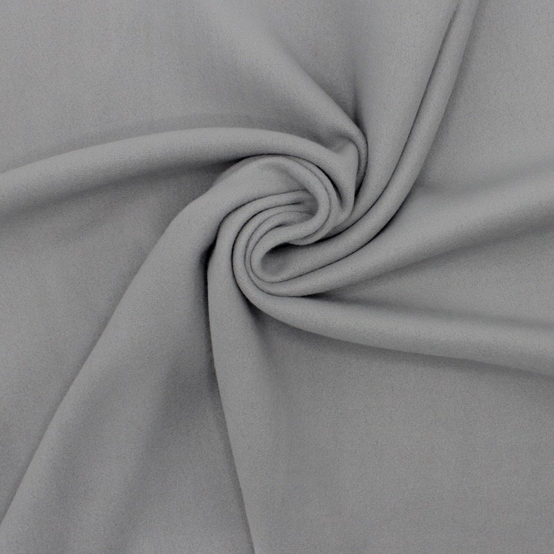 Extensible fleece fabric - grey