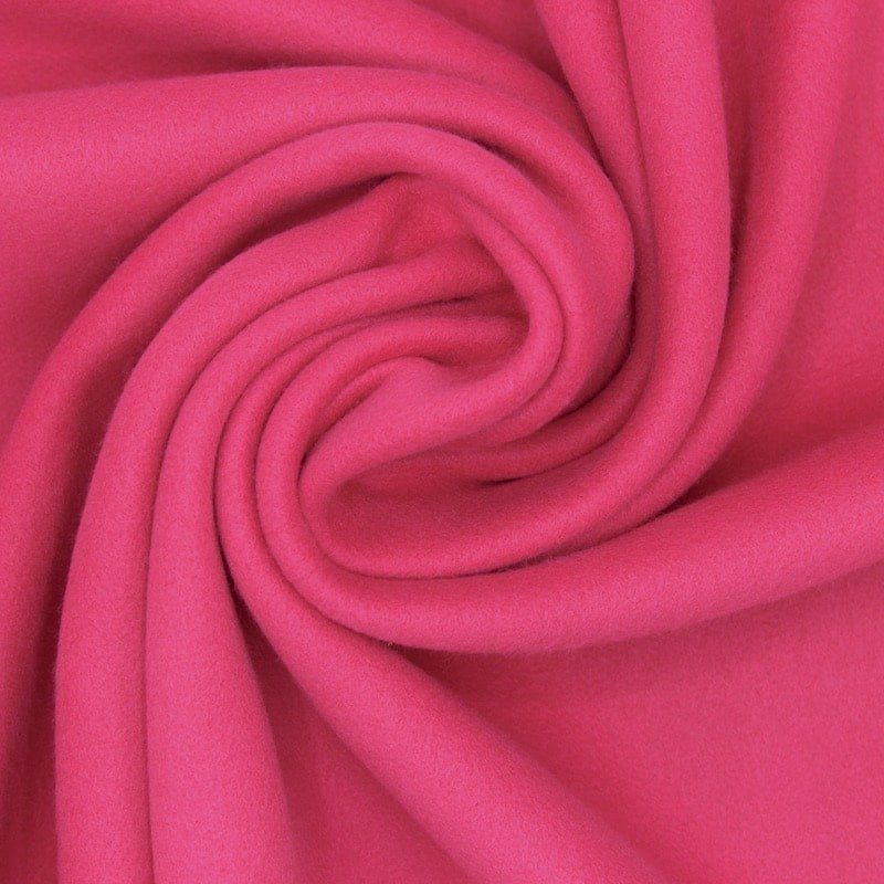Extensible fleece fabric - fuchsia