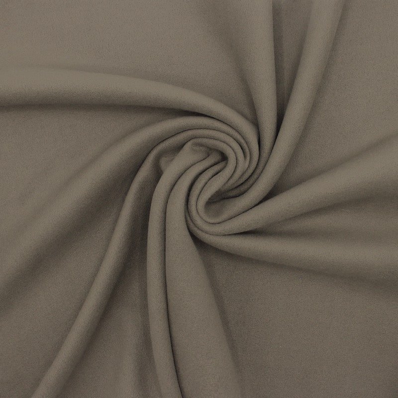 Extensible fleece fabric - khaki