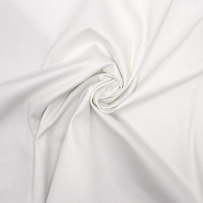 Tissu gabardine coton - blanc