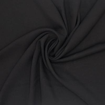 100% viscose twill fabric - black