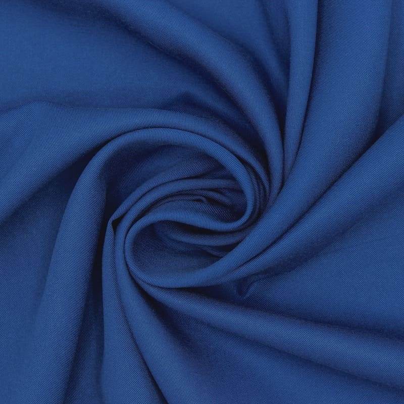 100% viscose twill fabric - blue