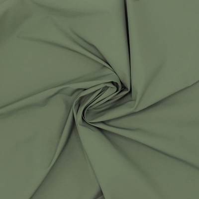 Water-repellent fabric in cotton and polyamide - green 
