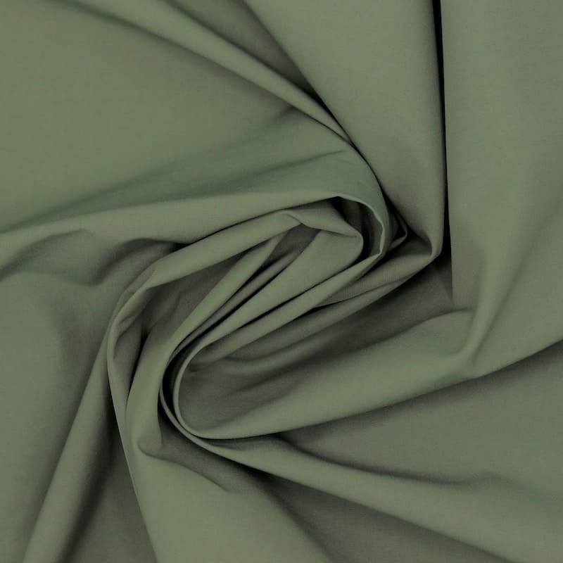 Water-repellent fabric in cotton and polyamide - green 