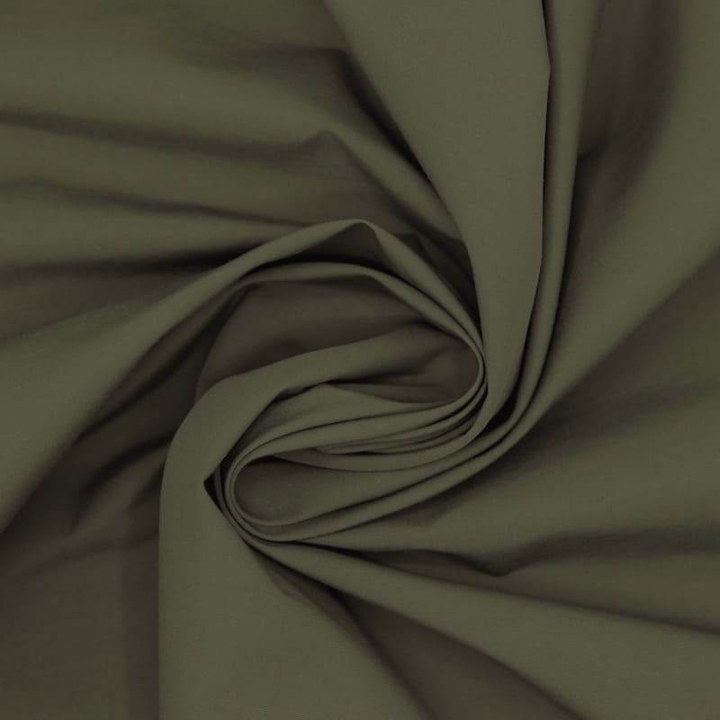 Water-repellent fabric in cotton and polyamide - khaki