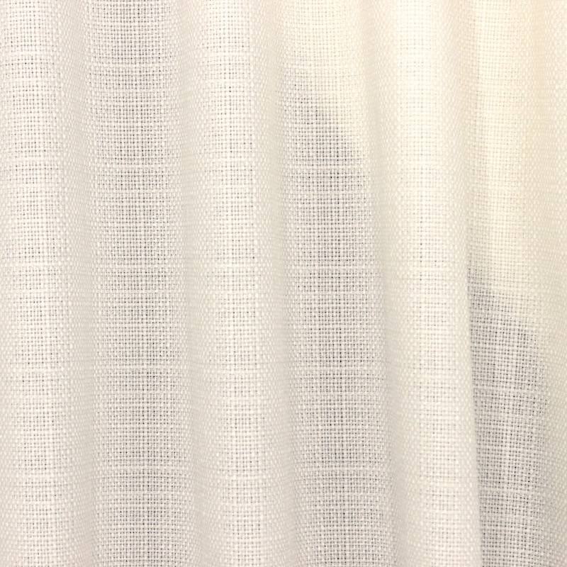 Polyester meubelstof - gebroken wit 