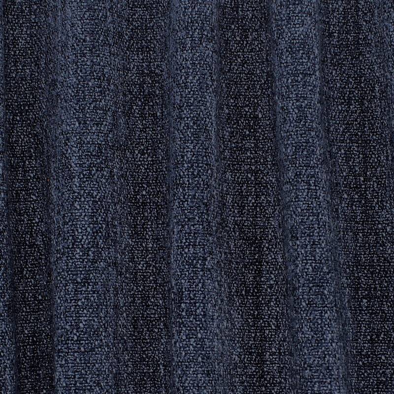 Upholstery fabric with velvety feel - navy blue
