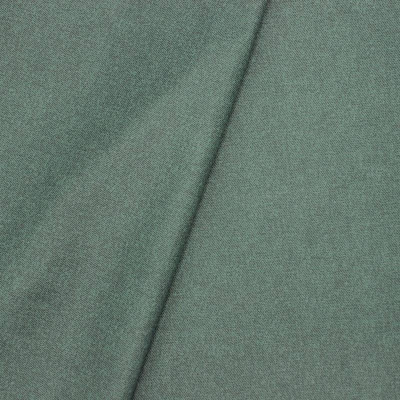 Coated fabric in cotton and polyester - green