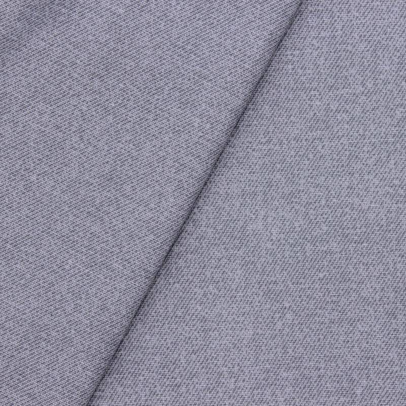 Gecoate stof in katoen en polyester - grijs
