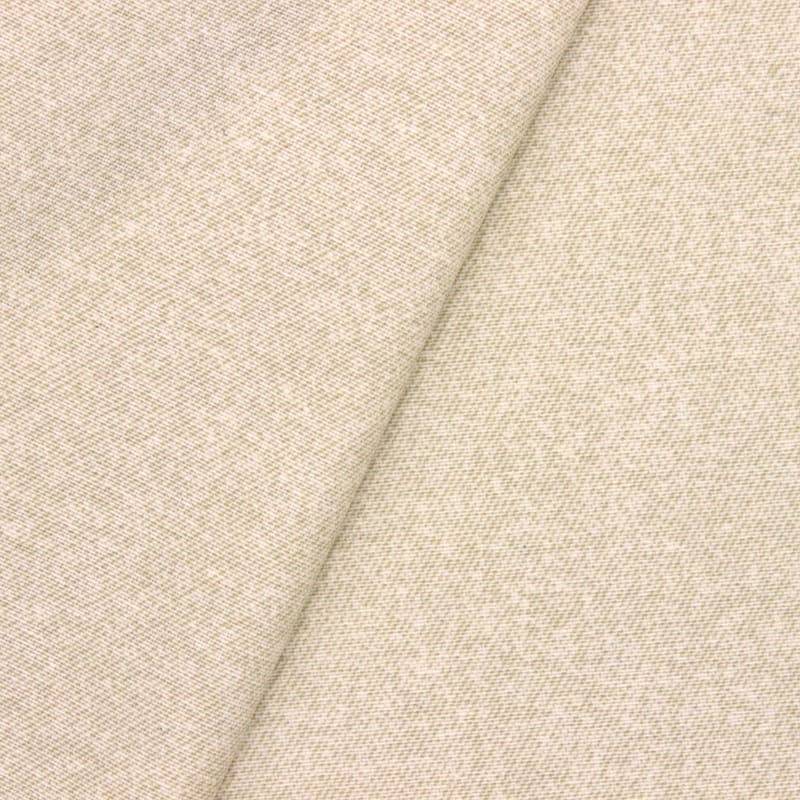 Coated fabric in cotton and polyester - ecru