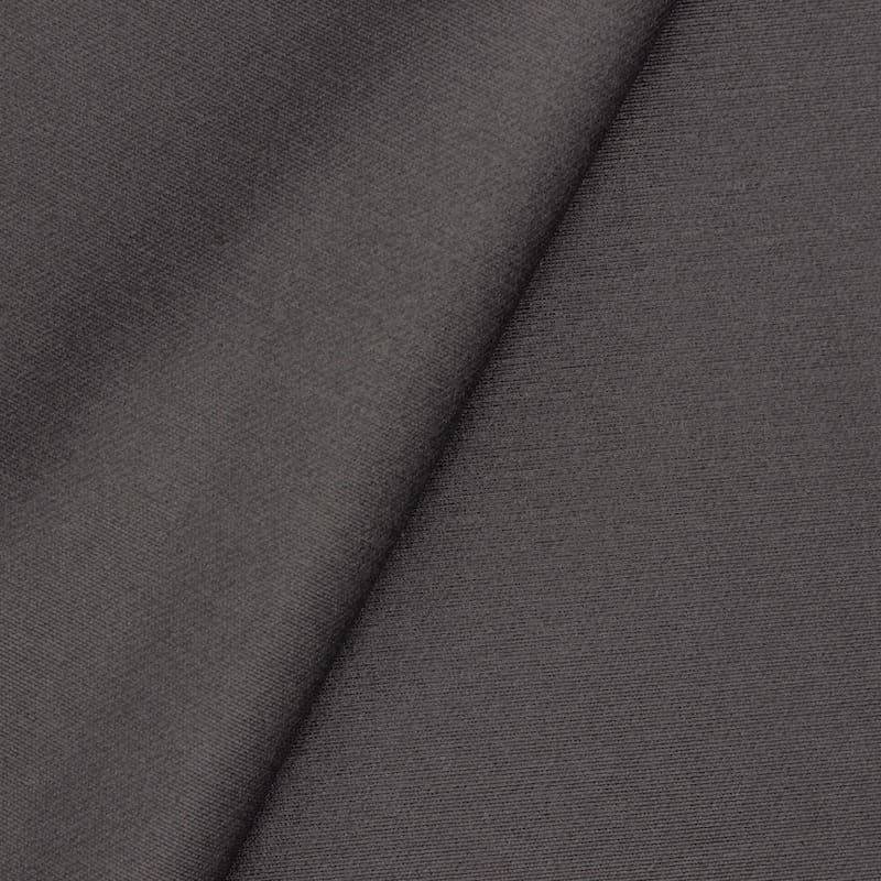 Coated fabric in cotton and polyester - black