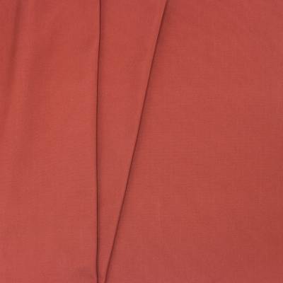 Outdoor fabric - plain ochre-red