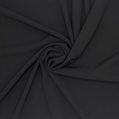 Viscose fabric with twill weave - black 