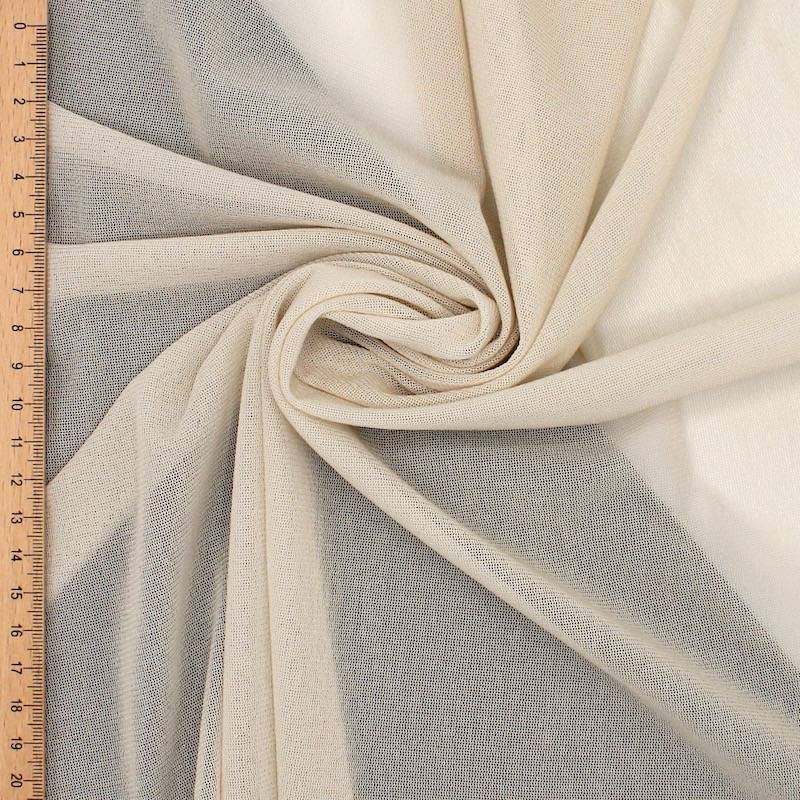 Fluid mesh fabric - nude