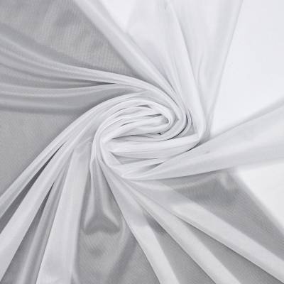 Gebreide voeringstof in polyester - wit