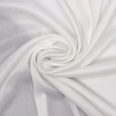 Gebreide voeringstof in polyester - gebroken wit 
