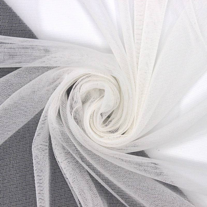 Knit lining polyester fabric - white
