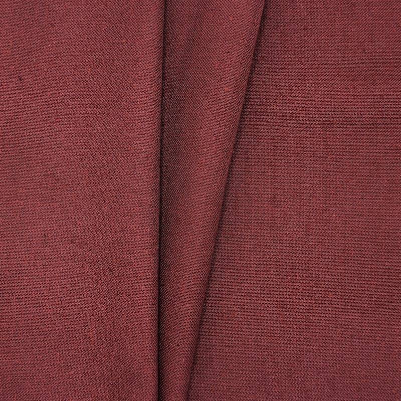 Cloth of 3m fabric in cotton and viscose - burgondy 