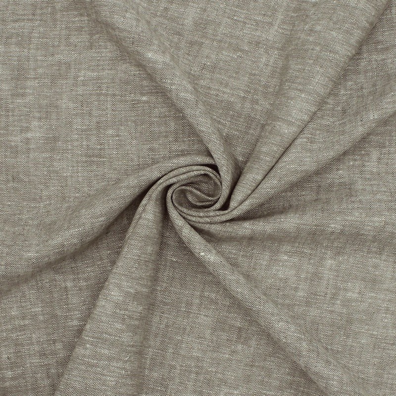 Mottled fabric in linen and viscose fabric 