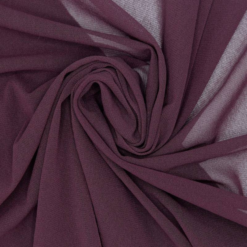 Knit polyester lining fabric - burgondy