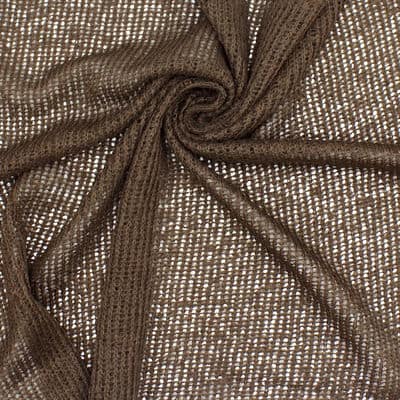 Knit fabric - brown