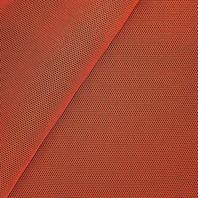 3D mesh fabric - rust-colored