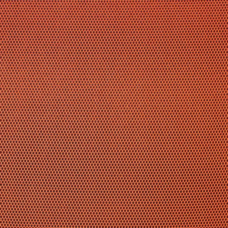 3D mesh fabric - rust-colored