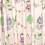 Cotton fabric with princesses - beige